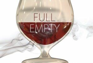 glass half full not empty